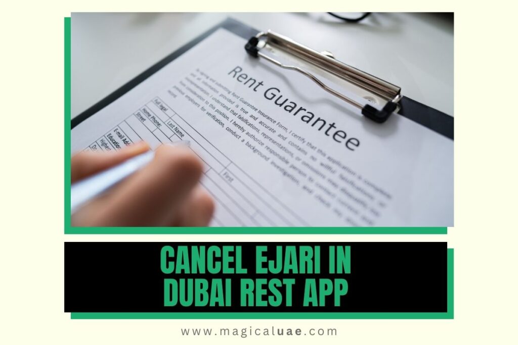 How to Cancel Ejari in Dubai Rest App