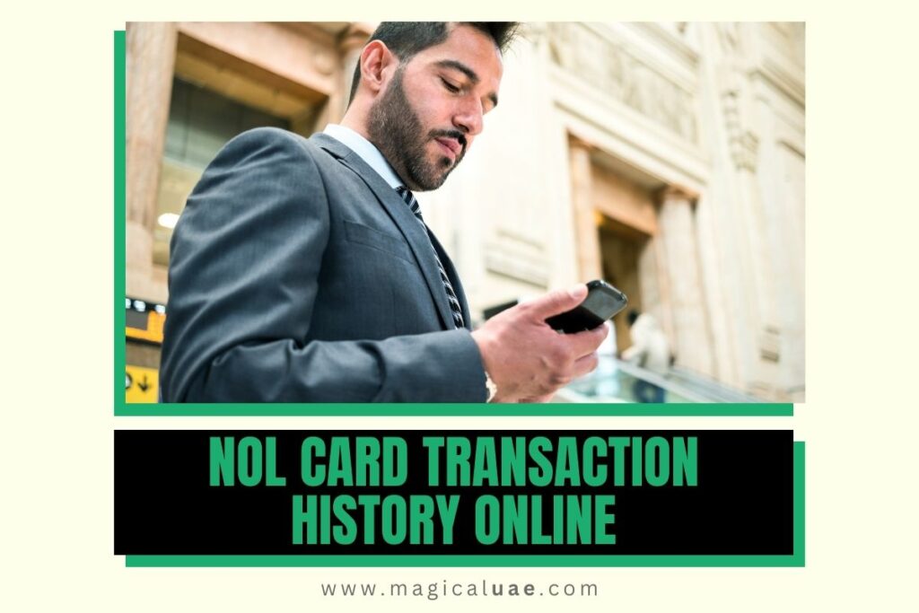 How to Check Nol Card Transaction History Online