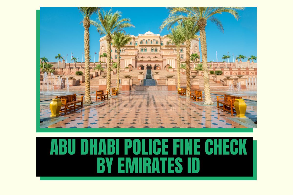 Abu Dhabi Police Fine Check by Emirates ID