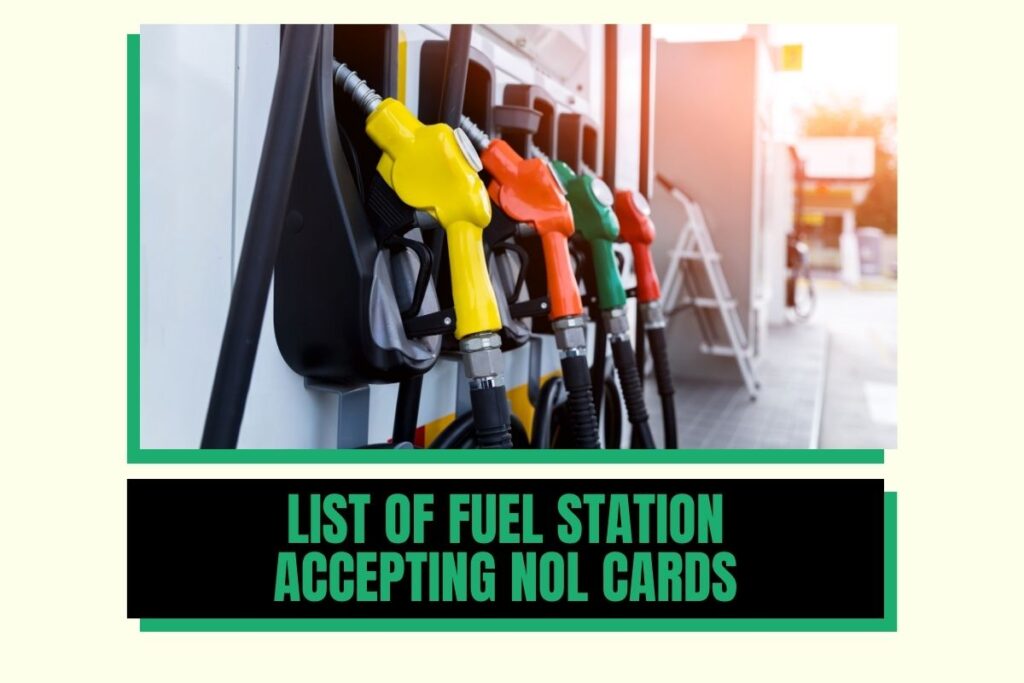 List of Fuel station accepting Nol Cards